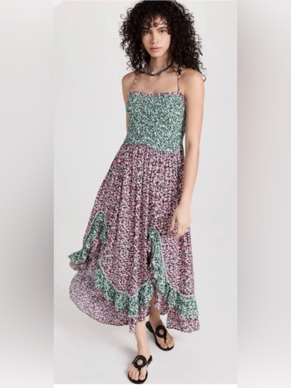 Free People One Love Multicolored Maxi Dress Size M
